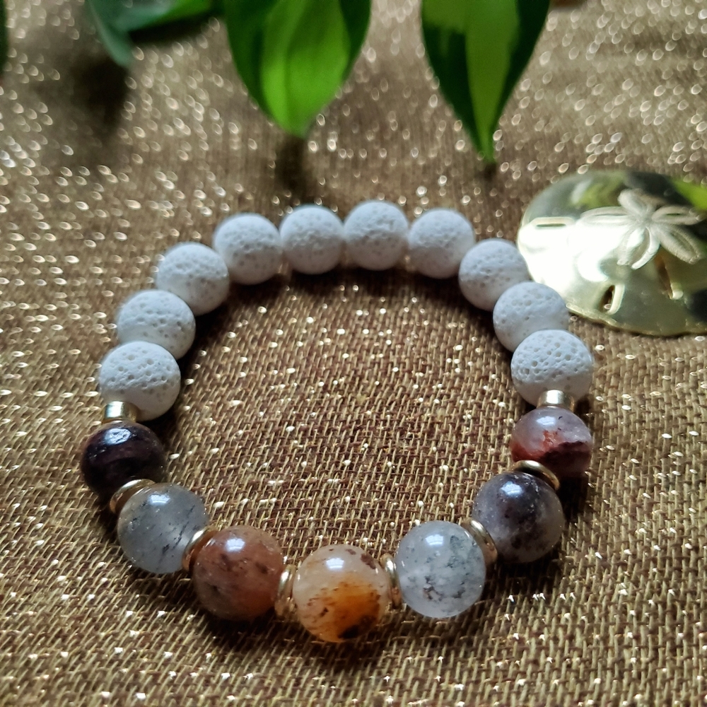 Garden Quartz Diffuser Bracelet
